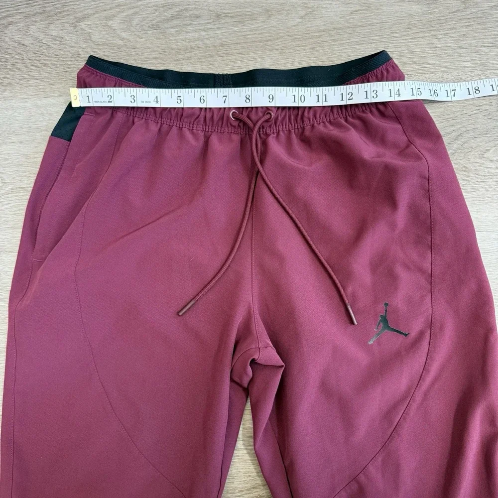 Men's Jordan Dri-FIT Sport Woven Running Pants Burgundy DV1277-680 Size M